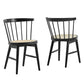 Lykke Curved Spindle Back Dining Chairs Set of 2 by Modway | Dining Chairs | Modishstore - 2