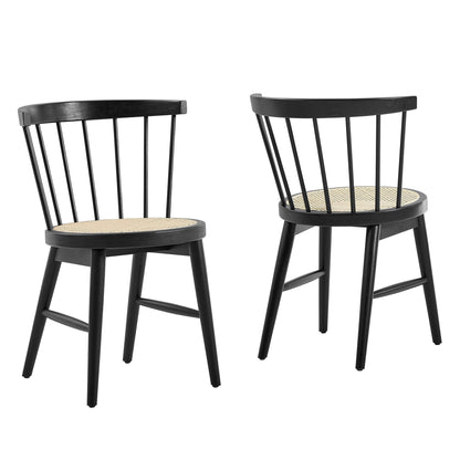 Lykke Curved Spindle Back Dining Chairs Set of 2 by Modway | Dining Chairs | Modishstore - 2