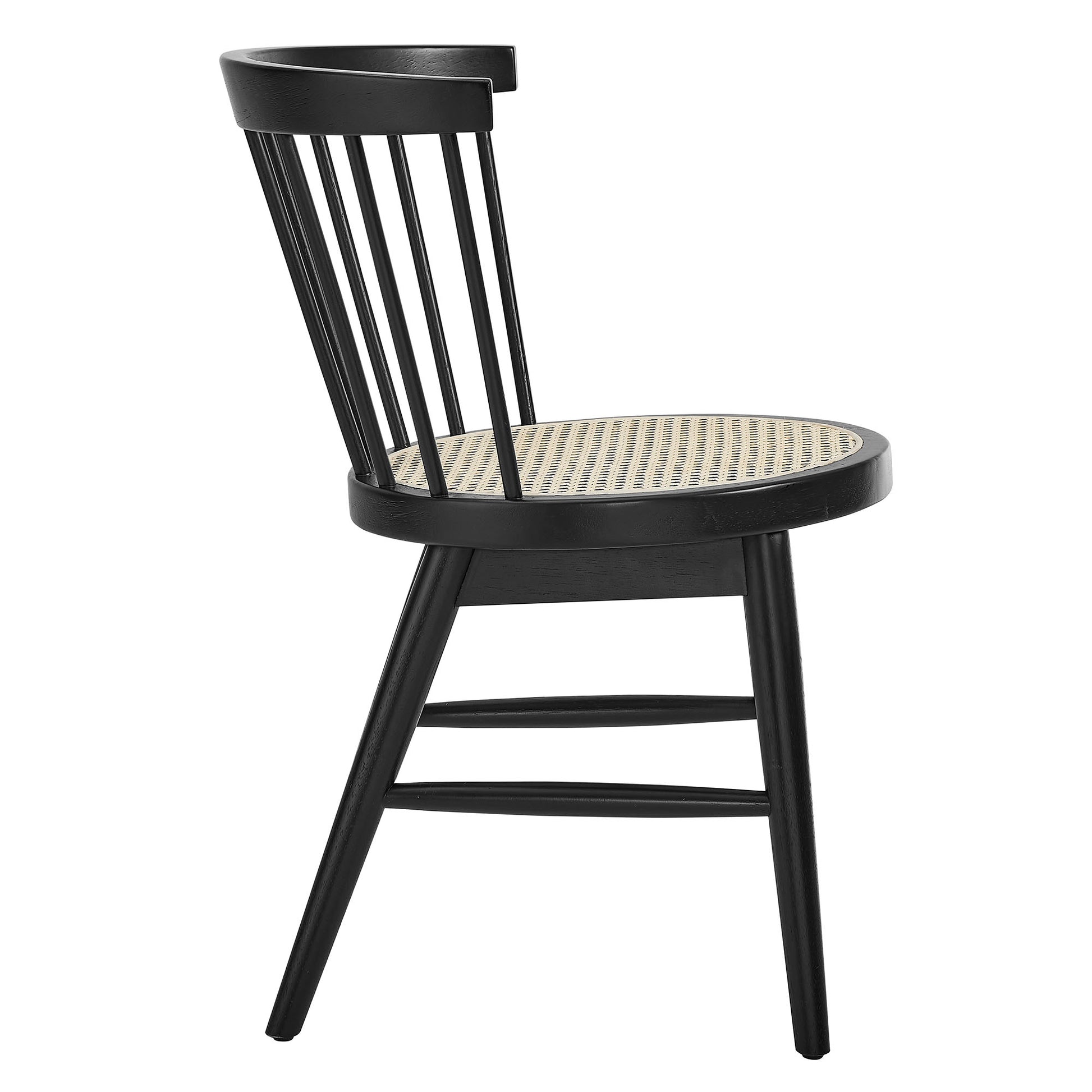 Lykke Curved Spindle Back Dining Chairs Set of 2 by Modway | Dining Chairs | Modishstore - 4