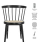 Lykke Curved Spindle Back Dining Chairs Set of 2 by Modway | Dining Chairs | Modishstore - 9