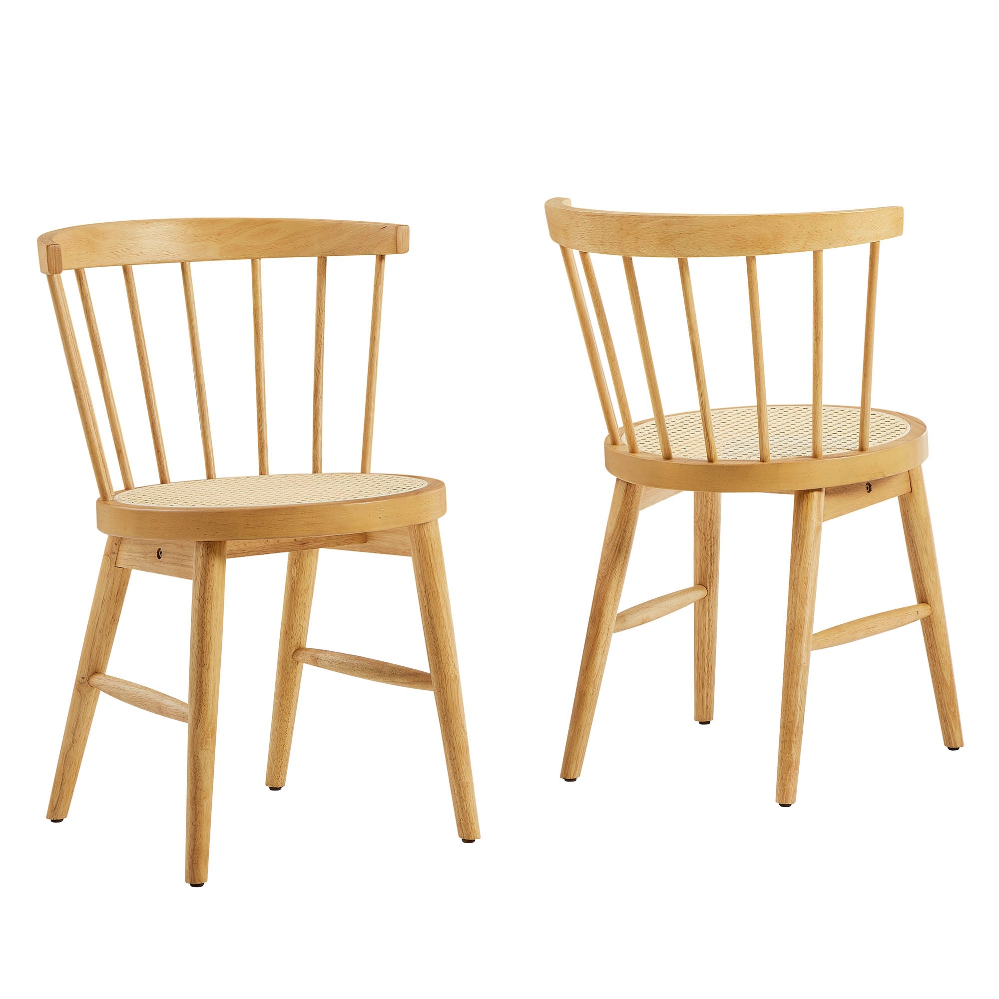 Lykke Curved Spindle Back Dining Chairs Set of 2 - Thumbnail 4