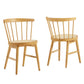 Lykke Curved Spindle Back Dining Chairs Set of 2 by Modway | Dining Chairs | Modishstore - 11