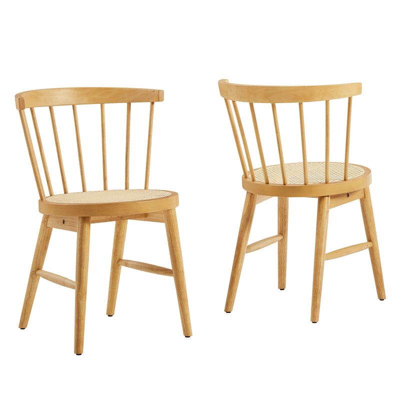 Lykke Curved Spindle Back Dining Chairs Set of 2 by Modway | Dining Chairs | Modishstore - 11