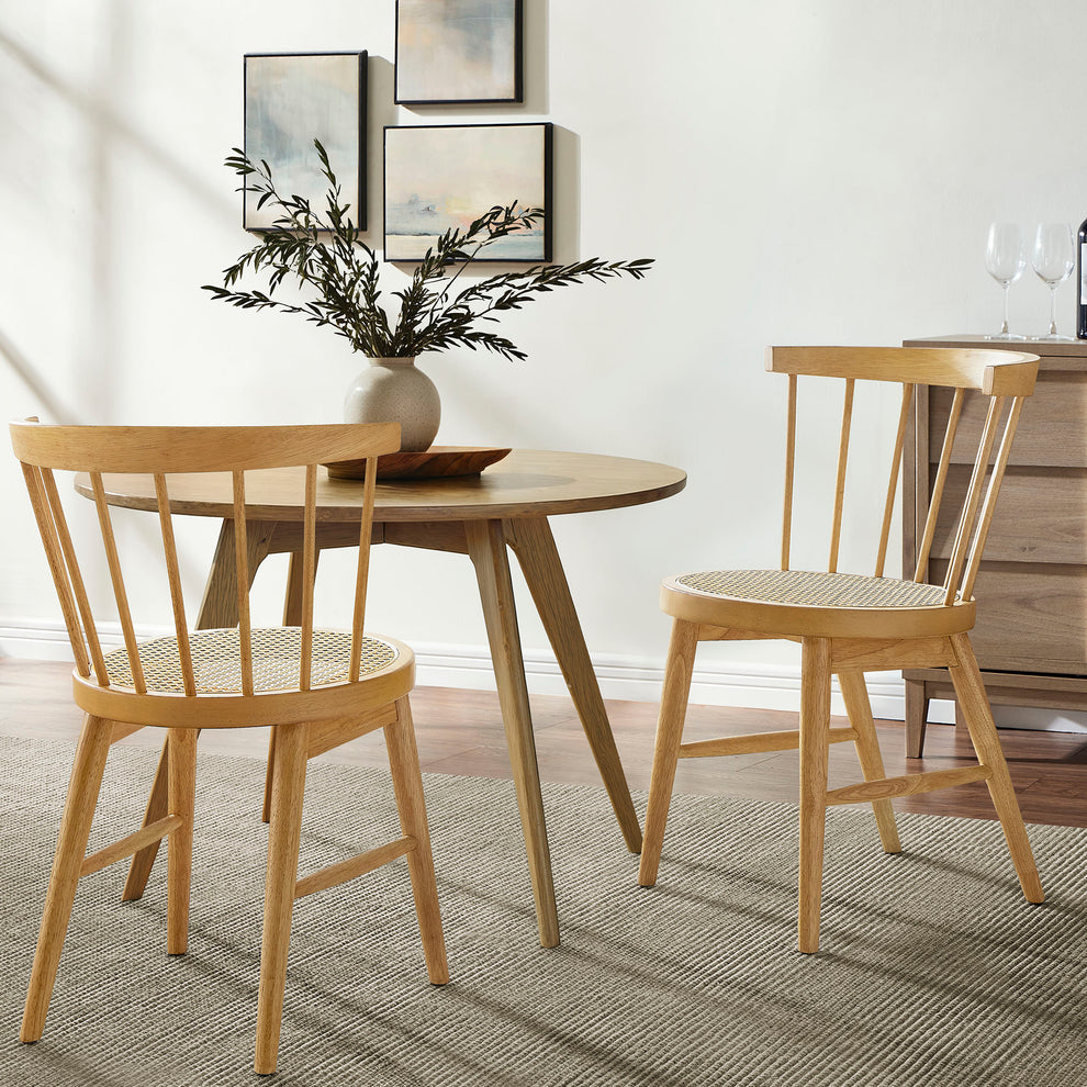 Lykke Curved Spindle Back Dining Chairs Set of 2 by Modway | Dining Chairs | Modishstore - 18
