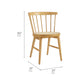 Lykke Curved Spindle Back Dining Chairs Set of 2 by Modway | Dining Chairs | Modishstore - 20
