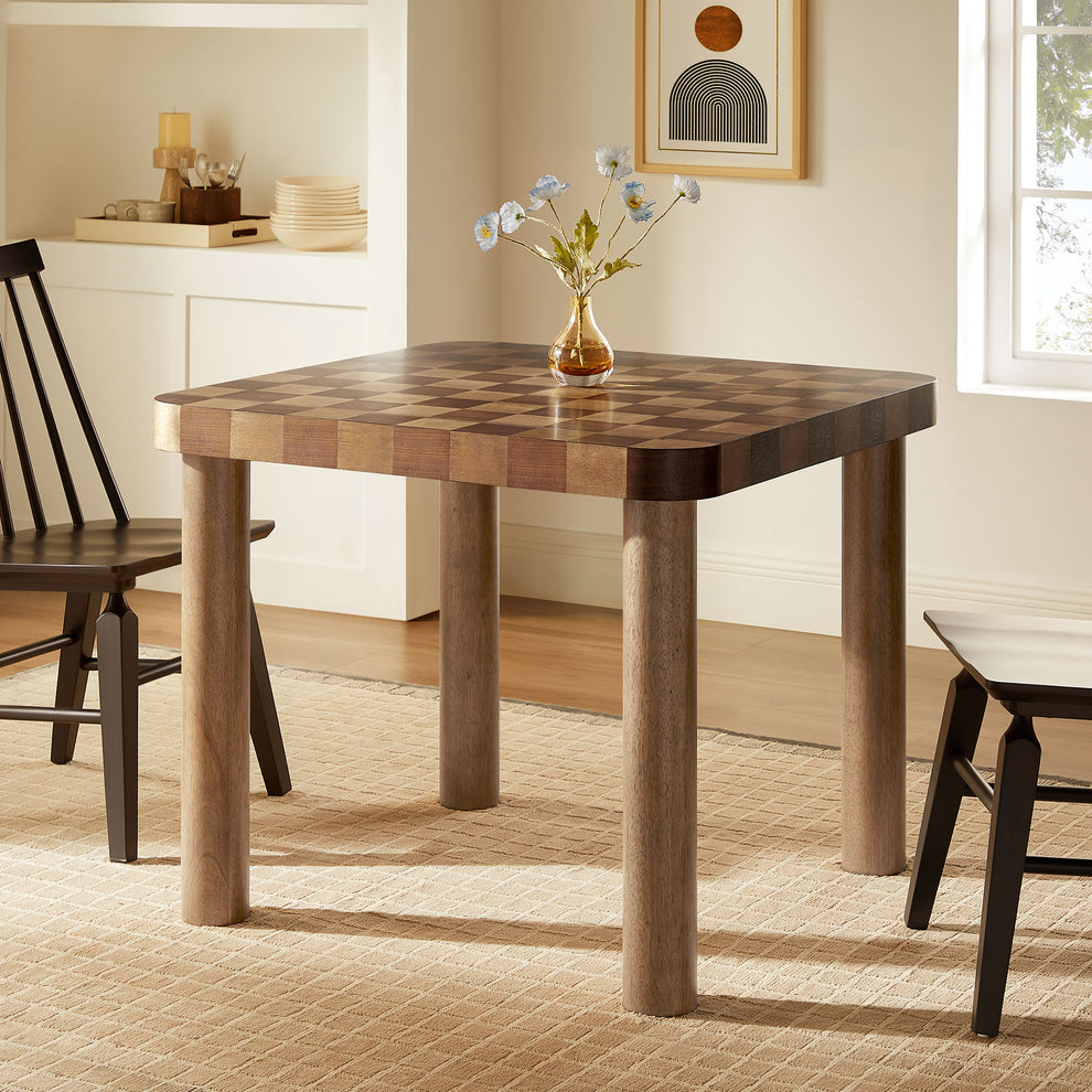 Oscar 36 Inch Square Checkered Dining Table by Modway | Dining Tables | Modishstore - 6