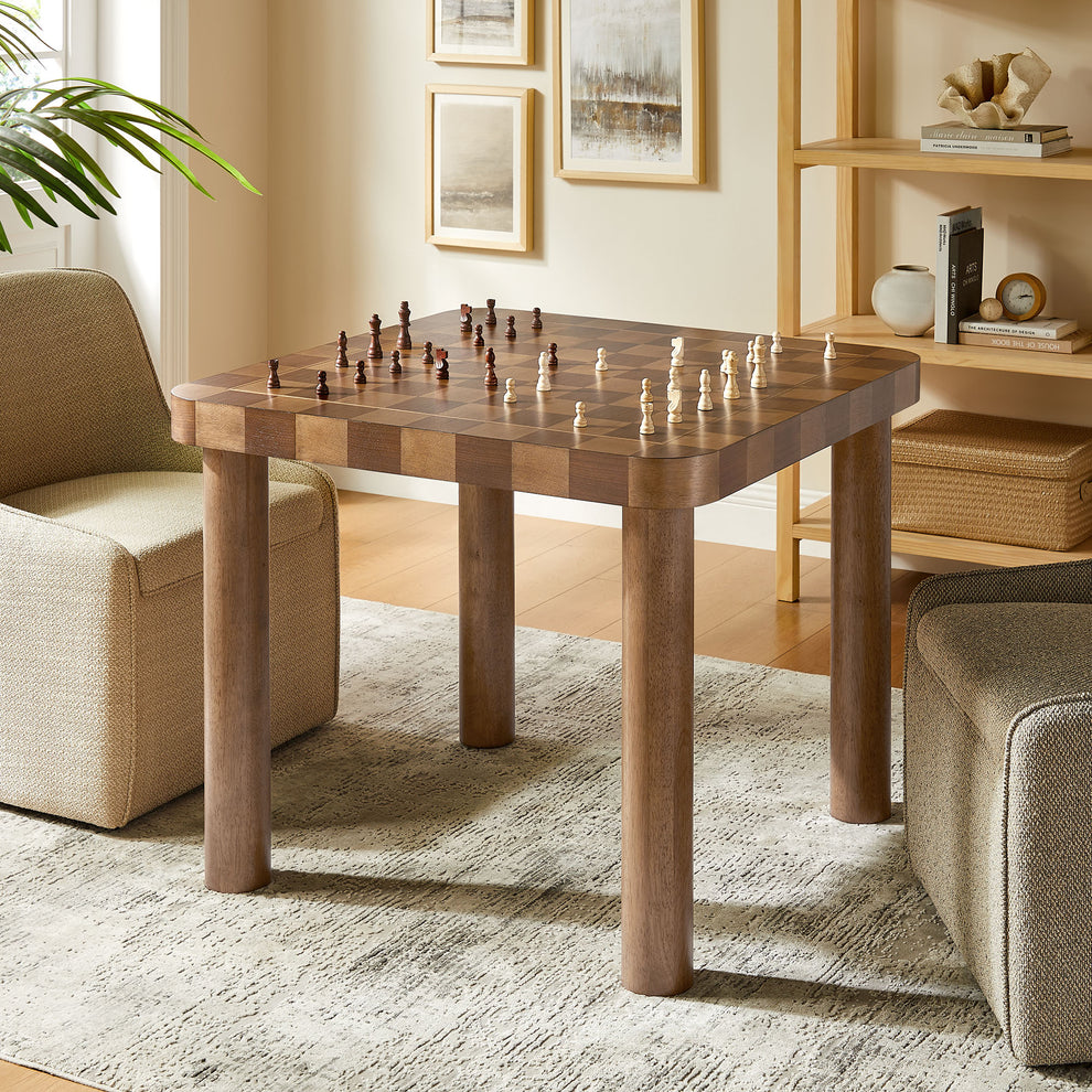 Oscar 36 Inch Square Checkered Dining Table by Modway | Dining Tables | Modishstore - 1