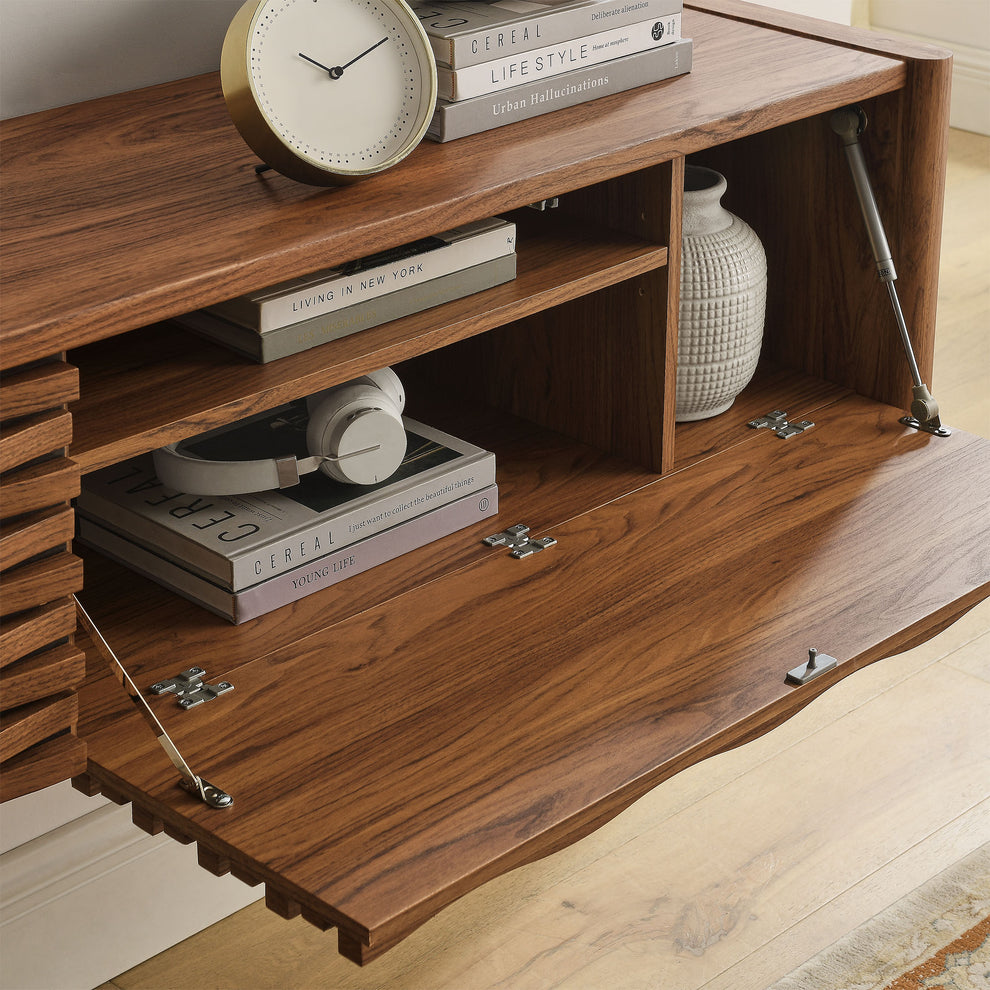 Emric Wave 71" Wall-Mounted TV Cabinet by Modway | TV Stands | Modishstore - 7
