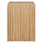 Eve Curved Natural Rattan Side Table by Modway