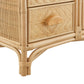 Jane 71 Inch Tall Arched Natural Rattan Bookshelf by Modway