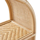 Celeste 67 Inch Tall Arched Natural Rattan Bookshelf by Modway