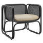 Ellis Natural Rattan Accent Armchair by Modway