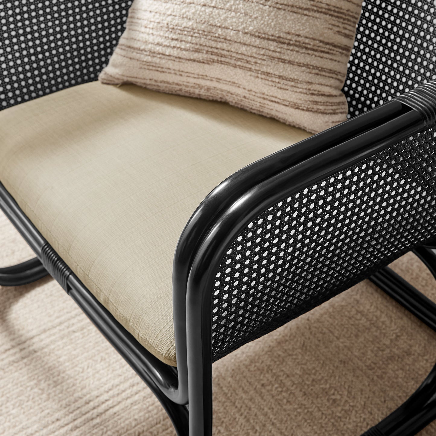 Ellis Natural Rattan Accent Armchair by Modway