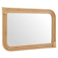 Corsica Curved Rectangle Rattan Wall Mirror by Modway