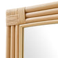 Corsica Curved Rectangle Rattan Wall Mirror by Modway