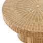 Ainsley 32 Inch Round Natural Rattan Coffee Table by Modway