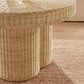 Ainsley 32 Inch Round Natural Rattan Coffee Table by Modway