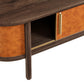Coralie Curved Vegan Leather Oval Coffee Table by Modway | Accent Tables | Modishstore - 8