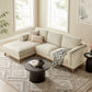 Roscoe Left-Facing Fabric Sectional Sofa with Chaise by Modway