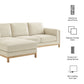 Roscoe Left-Facing Fabric Sectional Sofa with Chaise by Modway