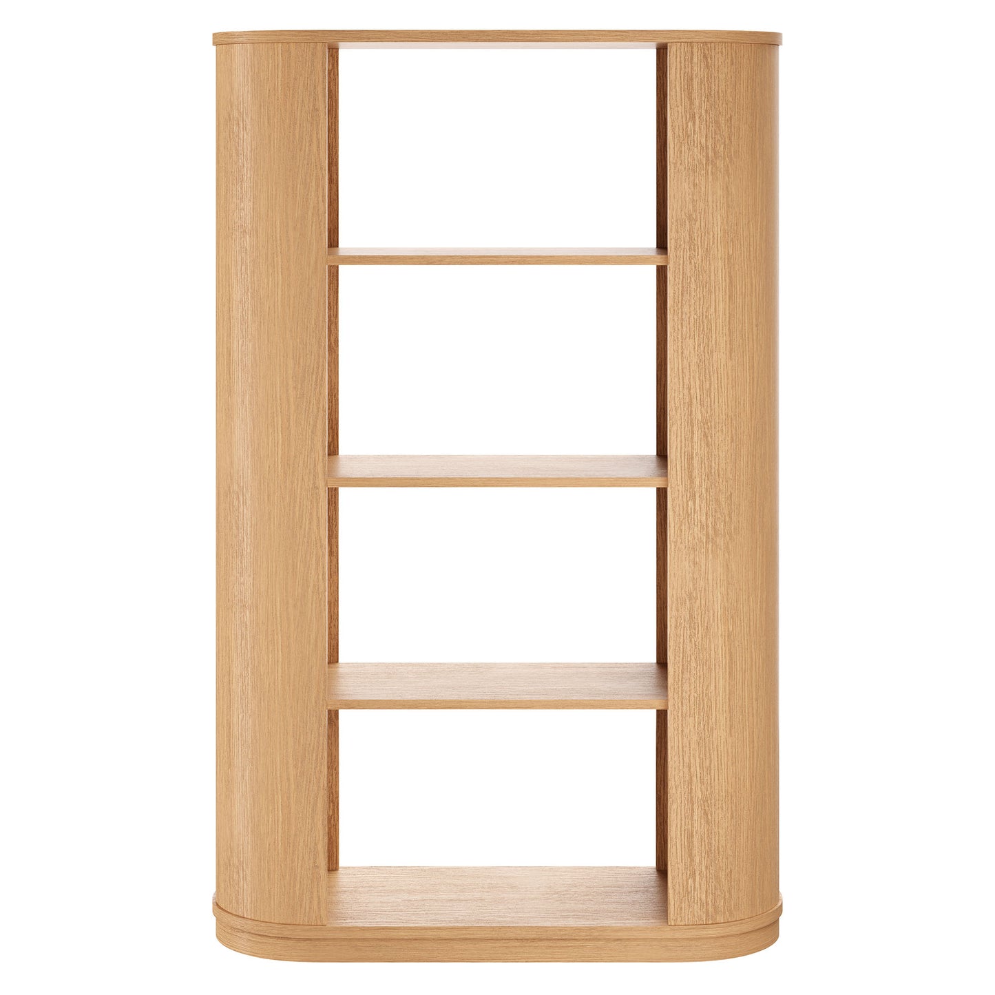 Aspect 74 Inch Curved 4 Tier Bookshelf by Modway