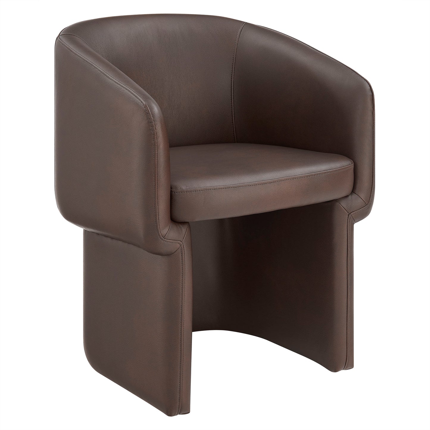 Verity Barrel Back Vegan Leather Dining Chair by Modway | Dining Chairs | Modishstore - 2