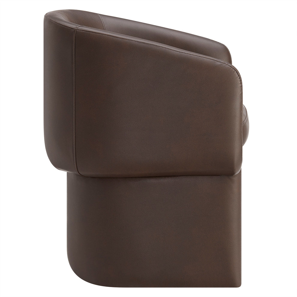Verity Barrel Back Vegan Leather Dining Chair by Modway | Dining Chairs | Modishstore - 3