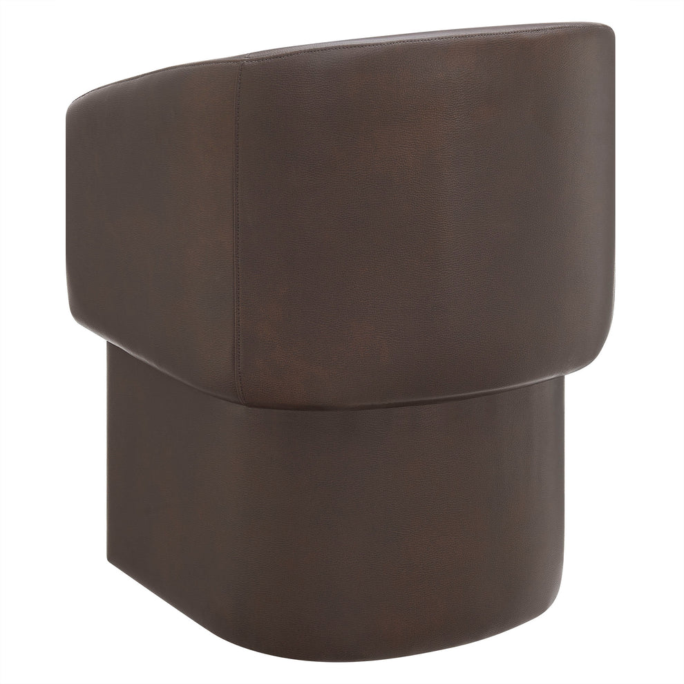 Verity Barrel Back Vegan Leather Dining Chair by Modway | Dining Chairs | Modishstore - 4