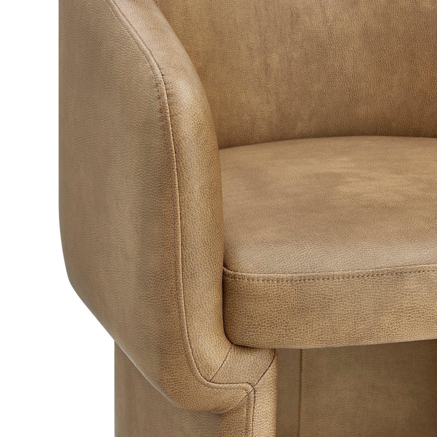 Verity Barrel Back Vegan Leather Dining Chair by Modway | Dining Chairs | Modishstore - 14