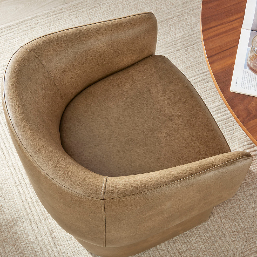 Verity Barrel Back Vegan Leather Dining Chair by Modway | Dining Chairs | Modishstore - 16