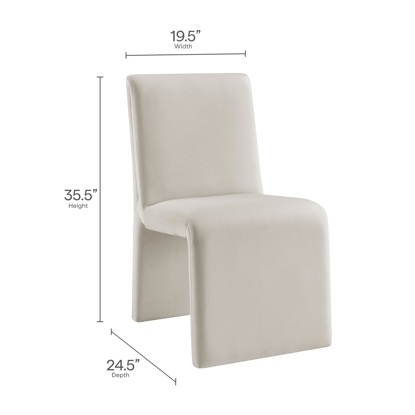 Emory Upholstered Performance Velvet Dining Side Chair by Modway