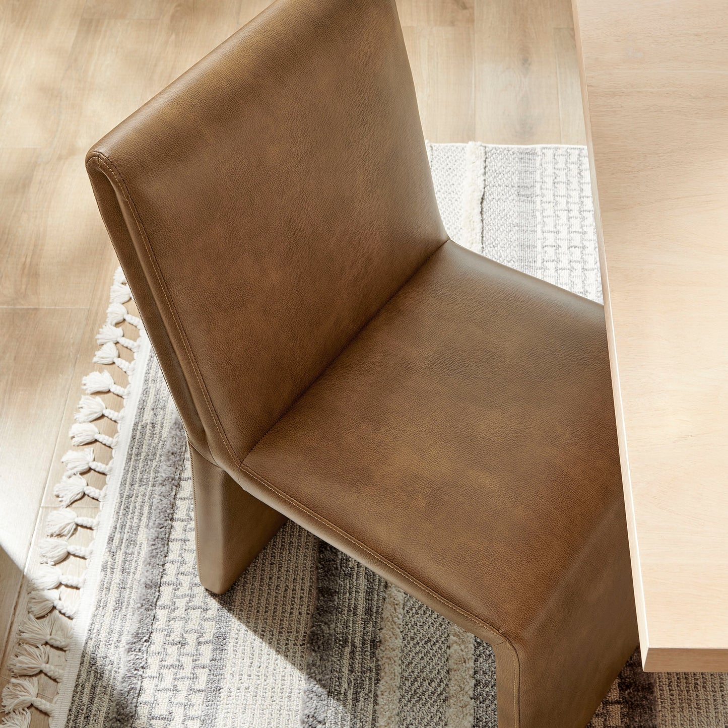 Emory Vegan Leather Dining Side Chair by Modway