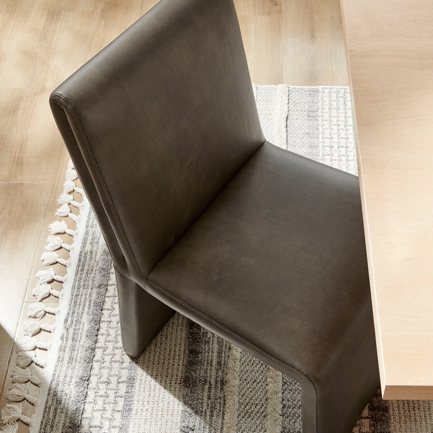 Emory Vegan Leather Dining Side Chair by Modway