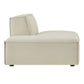Restore Performance Fabric Upholstered Left-Facing Armless Modular Chaise by Modway