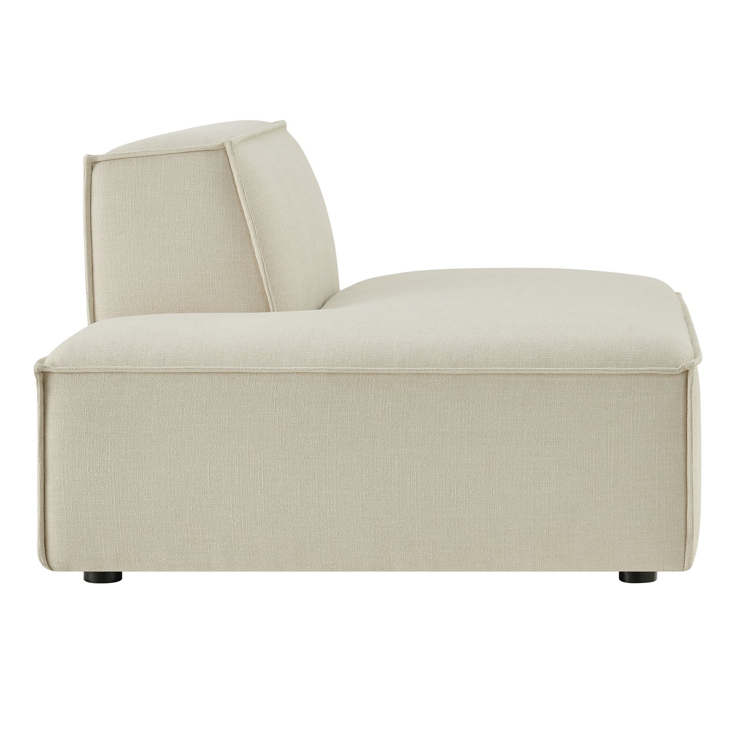 Restore Performance Fabric Upholstered Left-Facing Armless Modular Chaise by Modway