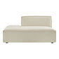 Restore Performance Fabric Upholstered Left-Facing Armless Modular Chaise by Modway
