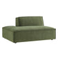 Restore Performance Fabric Upholstered Left-Facing Armless Modular Chaise by Modway