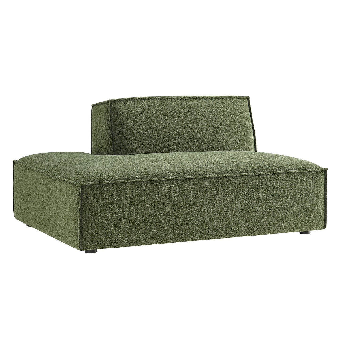 Restore Performance Fabric Upholstered Left-Facing Armless Modular Chaise by Modway