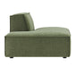 Restore Performance Fabric Upholstered Left-Facing Armless Modular Chaise by Modway
