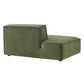 Restore Performance Fabric Upholstered Left-Facing Armless Modular Chaise by Modway