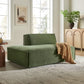 Restore Performance Fabric Upholstered Left-Facing Armless Modular Chaise by Modway