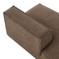 Restore Performance Fabric Upholstered Left-Facing Armless Modular Chaise by Modway