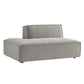 Restore Performance Fabric Upholstered Left-Facing Armless Modular Chaise by Modway
