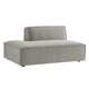 Restore Performance Fabric Upholstered Left-Facing Armless Modular Chaise by Modway
