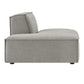 Restore Performance Fabric Upholstered Left-Facing Armless Modular Chaise by Modway