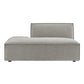 Restore Performance Fabric Upholstered Left-Facing Armless Modular Chaise by Modway