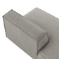 Restore Performance Fabric Upholstered Left-Facing Armless Modular Chaise by Modway