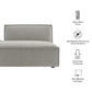 Restore Performance Fabric Upholstered Left-Facing Armless Modular Chaise by Modway