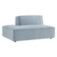 Restore Performance Fabric Upholstered Left-Facing Armless Modular Chaise by Modway
