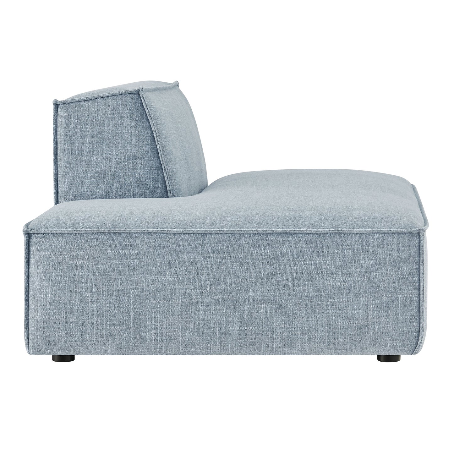 Restore Performance Fabric Upholstered Left-Facing Armless Modular Chaise by Modway